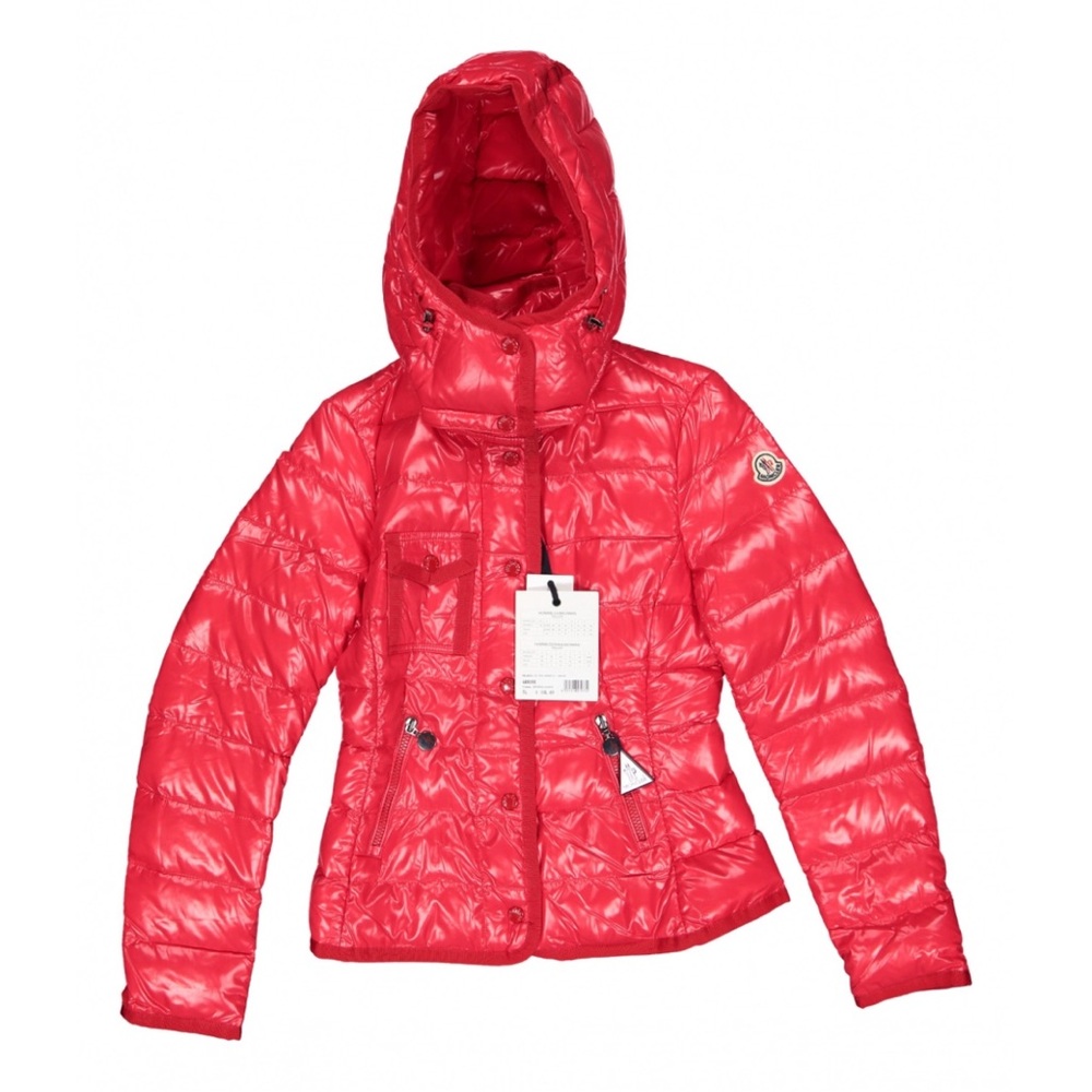 Red Moncler Mugwort Puffer